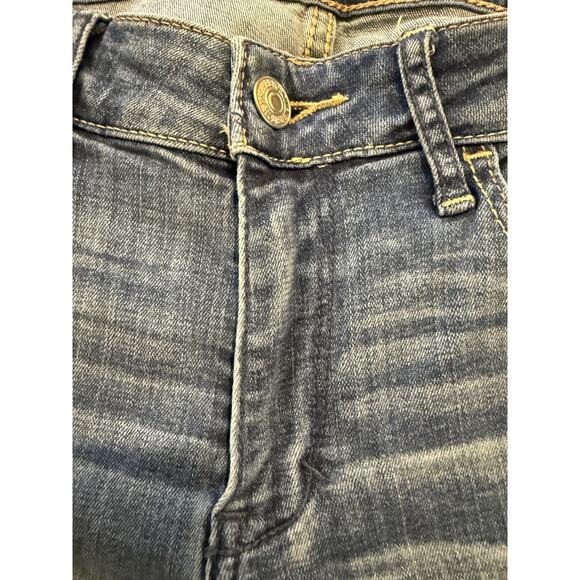 Abercrombie & Fitch Jeans Womens 4R W27 L31 Blue Distressed Skinny Raw Hem - Picture 9 of 15